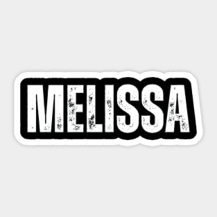 Melissa Name Gift Birthday Holiday Anniversary Sticker